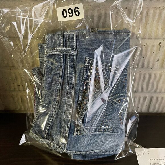 Rock 47 Jeans by Wrangler Women’s Size 11/12 Bootcut Studded Back Pocket Western - Picture 10 of 10